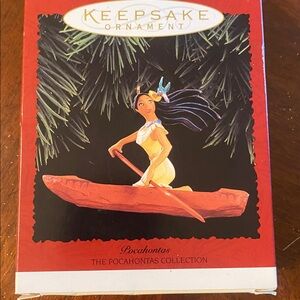 Vintage Pocahontas Hallmark Ornament Disney